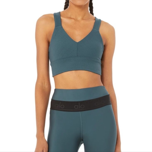 ALO Yoga Other - NWT Alo Yoga Emulate Bra in Deep Jade